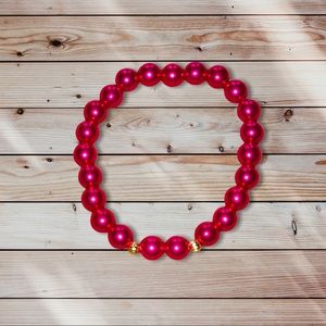 Pink bracelet Handmade for her